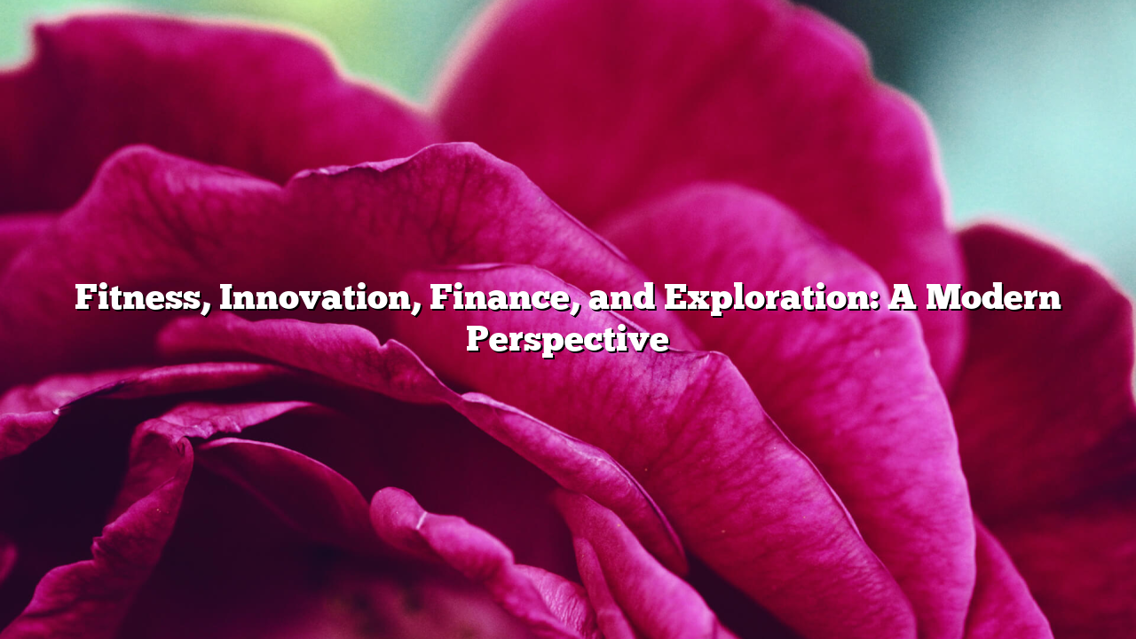 Fitness, Innovation, Finance, and Exploration: A Modern Perspective