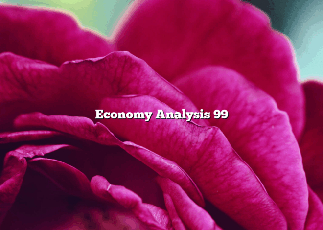 Economy Analysis 99