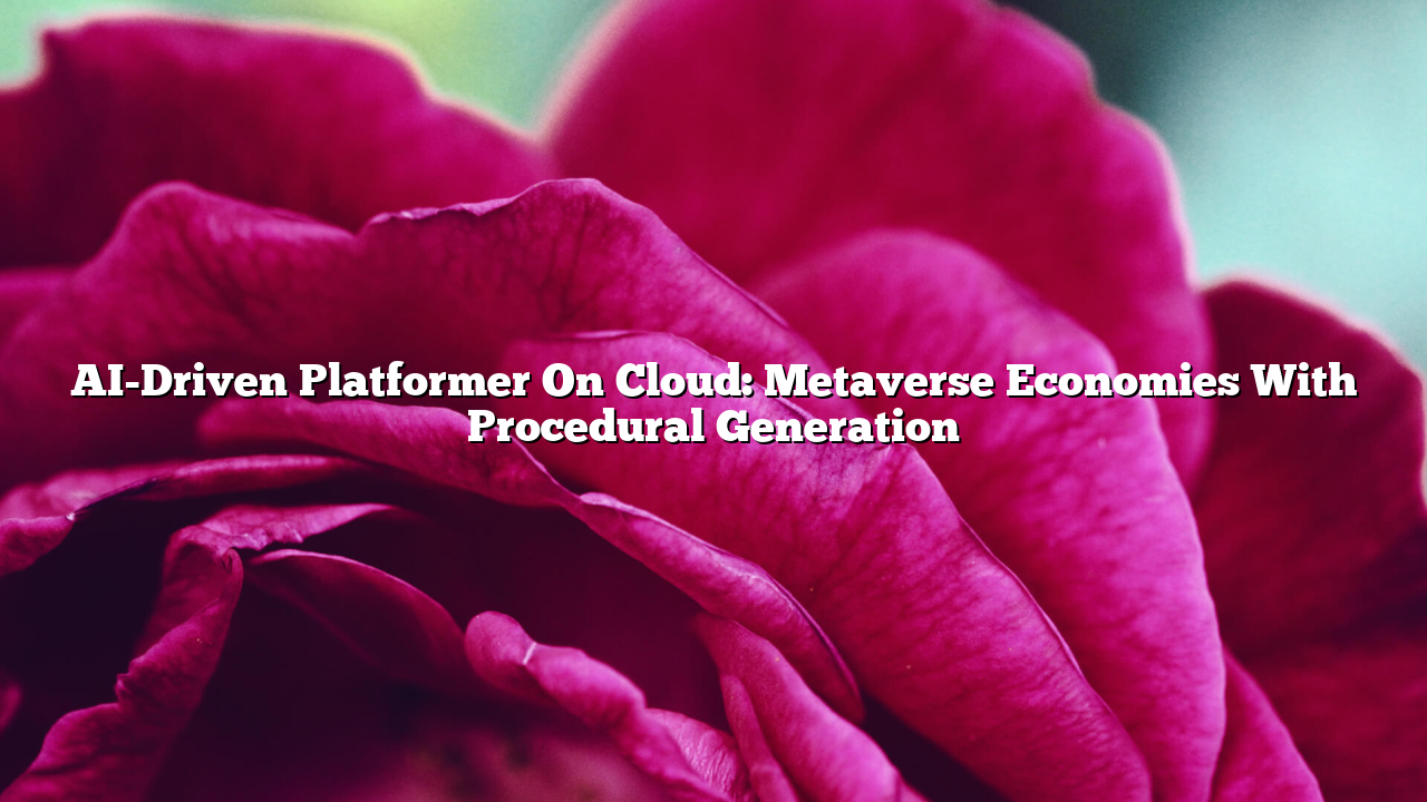 AI-Driven Platformer On Cloud: Metaverse Economies With Procedural Generation